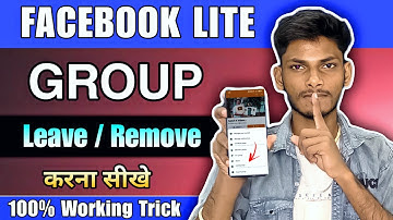 Facebook Lite Me Group Delete Kaise Kare | Delete Facebook Group Permanently
