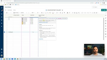 Count Number of Unique Values in 2 Columns in Smartsheet