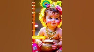 Laddu Gopal ke #shorts #trend#viral #reels#littlekrishna #krishna#cute#krishnaleela#makhanchor#ai