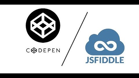 CodePen.io VS JSfiddle comparision