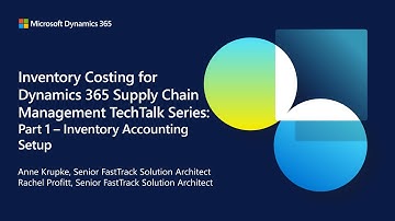Part 1 Inventory Accounting Setup in Dynamics 365 Supply Chain Management - TechTalk