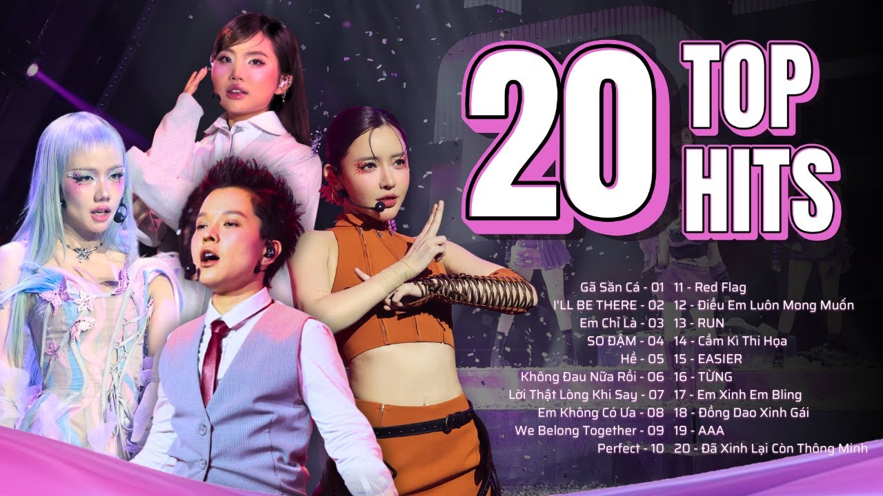 PLAYLIST FULL TIẾT MỤC Livestage 1-2-3 Em Xinh 