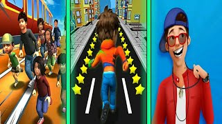 Subway Track Surf Run Fun 2021 VS Subway Buddy Road Runner VS Man Run Race Gameplay screenshot 4