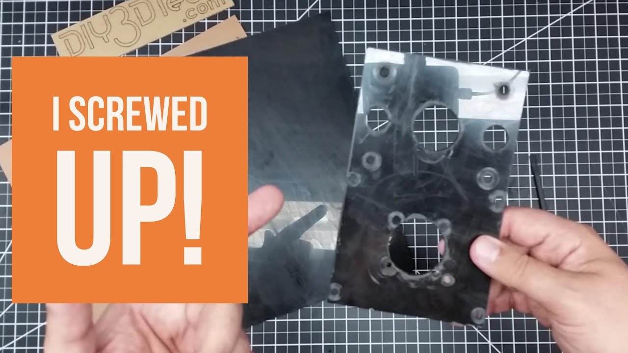 3040 CNC - Polystyrene and my Peck Drilling Screw UP!