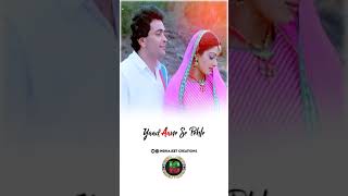 Aaj Kal Yaad Kuch Aur Rehta Nahi   Screen 4k Status   Indrajeet Creations  90s Hit Song