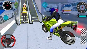 Exploring the Express Bus Terminal on a NewBike - 3D Driving Class 2025 gameplay Ep-10