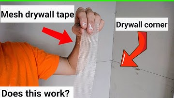 Mesh tape in drywall corners. Does it work?