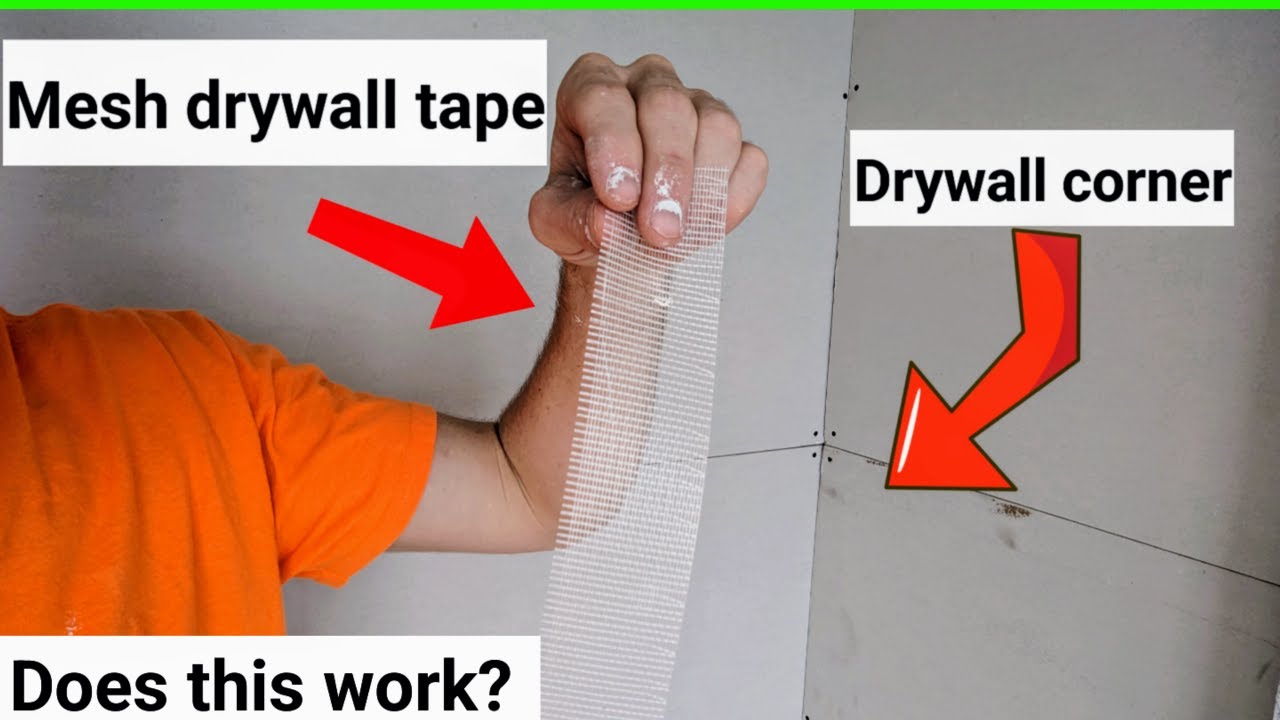 Mesh tape in drywall corners. Does it work? 