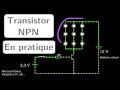 Transistor npn  exemple  contrle de leds de puissance