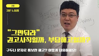 부당해고VS권고사직 개념이해 완벽정리