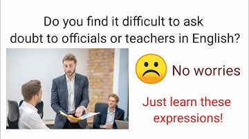 How to ask for clarification?| Learn English words and phrases | Learn polite expressions