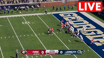 🔴 Georgia Bulldogs vs Georgia Tech Yellow Jackets | NCAAF Week 14 2025 College Football26 Simulation