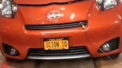 Putting in the last lower fog light the wrong way on the Scion iQ, Parts Link in the comment section