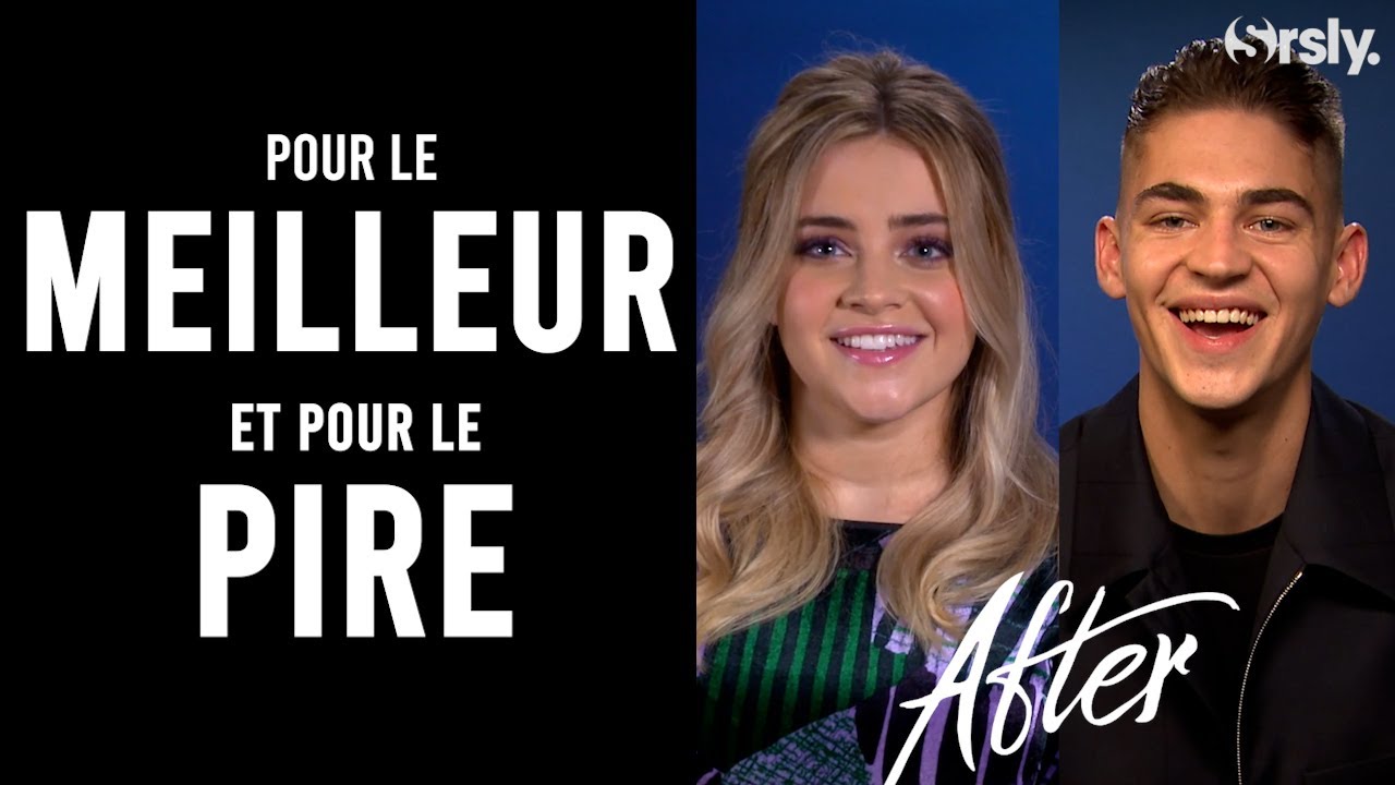 ☯ AFTER 3 : l'interview de Josephine Langford et Hero Fiennes Tiffin