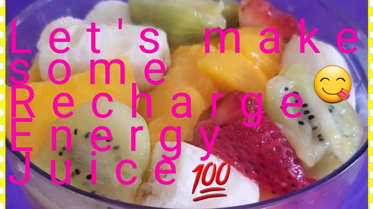 Recharge Juice (energy juice)smoothie healthylifestyle YouTube