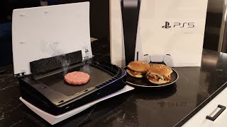 How to cook burgers on a PlayStation 5