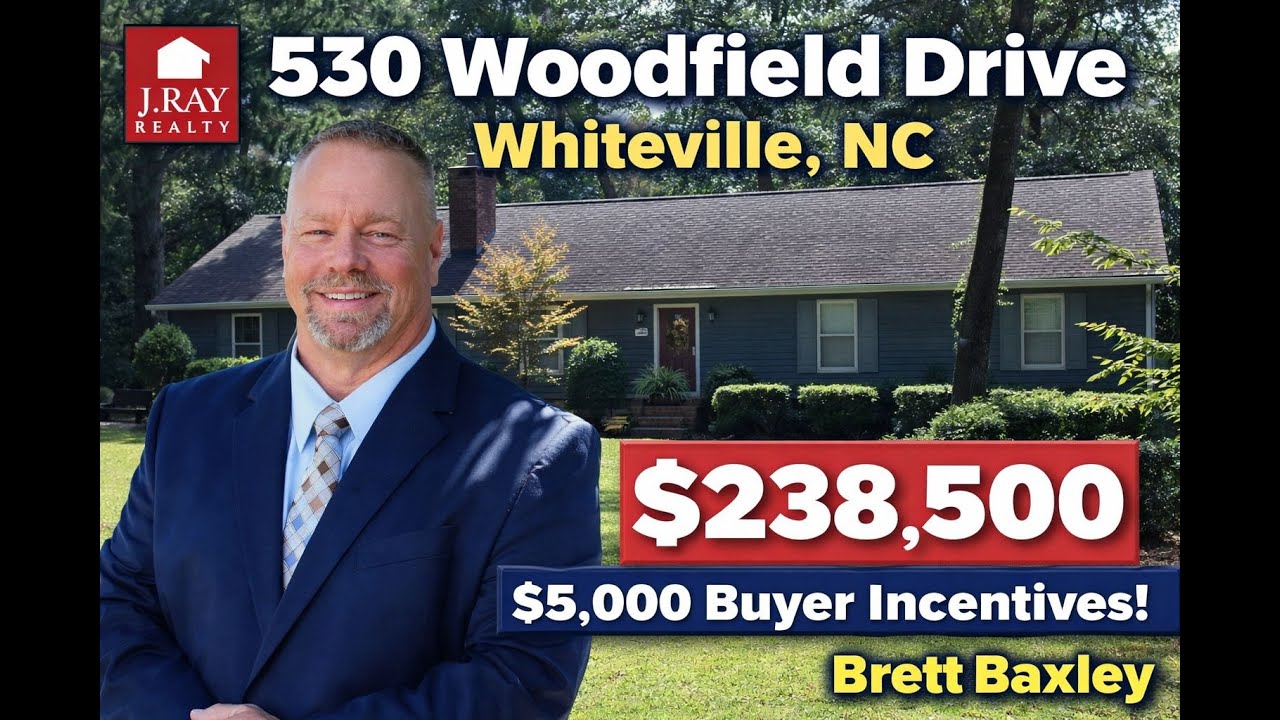 Move-In Ready Whiteville Home Under $250K 🏡 | $5,000 Buyer Bonus + Garage Goals!