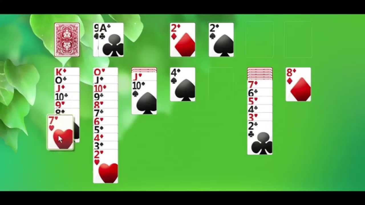 Знаменитая карточная игра Косынка - YouTube