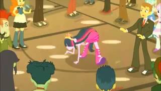 Twilight Sparkle dances like a spaz. Equestria Girls version