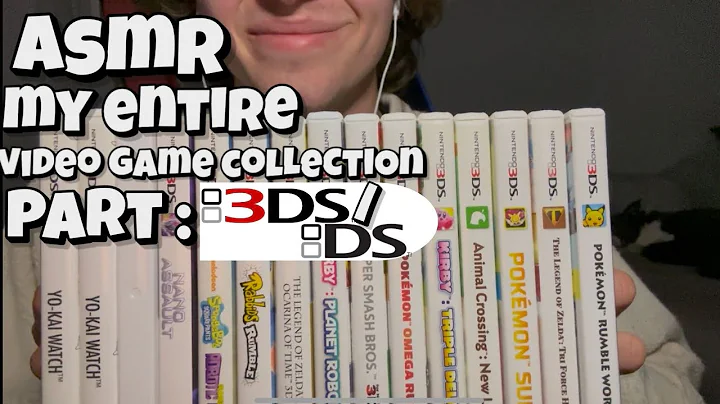 ASMR my ENTIRE video game collection Part: 3DS/DS (Tapping Sounds + Rambles)