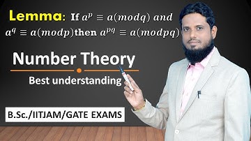 Lec 35 a^p = a(modq) and a^q = a(modp) then a^pq = a(modpq) #Lemma #number_theory #higher_arithmetic