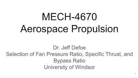 Aerospace Propulsion Lecture 13 part 1
