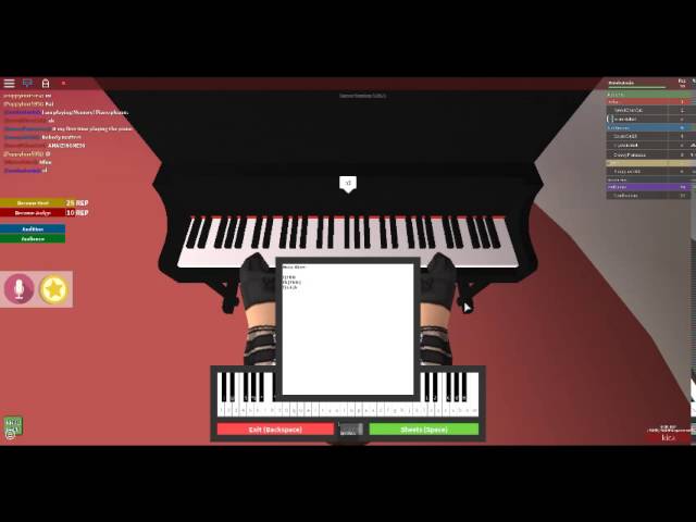 Roblox piano HOUSE OF MEMORIES (Sheets in desc) 