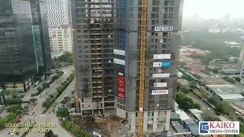 KAIKO || KAIKO thi công sàn cáp dự ứng lực dự án GOLDEN PARK - Cầu Giấy