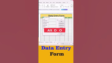 Data Entry Form in Excel  #excel #exceltips #learnexcelinhindi #exceltips #dataentryforminexcel