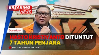 🔴BREAKING NEWS: Hasto Hadapi Sidang Tuntutan Kasus Harun Masiku