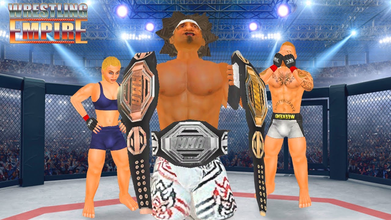 TAKING OVER THE UFC IN WRESTLING EMPIRE YouTube