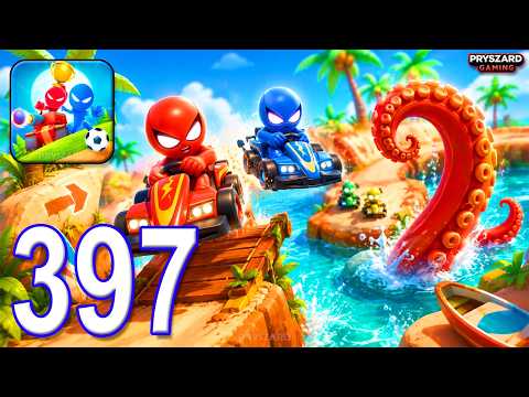Stickman Party - Gameplay Part 397 - Random Funny MiniGames 1 2 3 4 Plyer Free New Update Adventure