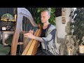 Celestial celtic harp meditation  natural sleep aid music  tranquil stress relieving sound healing