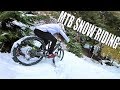 Enduro riding in the snow  gabriel wibmer