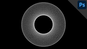 Create a spirograph with the ellipse tool | PHOTOSHOP TUTORIAL - TIPS & TRICKS