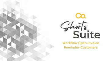 NetSuite Tutorial: Workflow Open Invoice Reminder-Customers