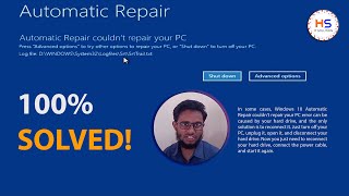 Automatic Repair Couldn't Repair Your PC Windows 10 | Automatic Repair Solved | HS IT Solution BD