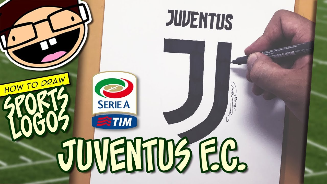 How To Draw The Juventus F C Logo Serie A Football League Narrated Easy Step By Step Tutorial Youtube