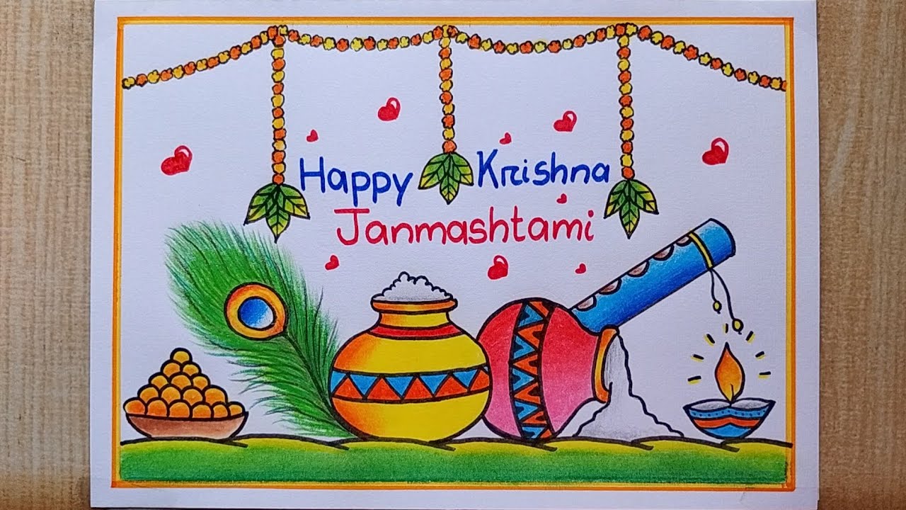 Radha Krishna Drawing ~ Happy Janmashtami ~ #reels #Janmashtami #Radha  #Krishna Whatsapp Status | Instagram