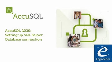 AccuSQL 2020 - Connecting to a SQL Database