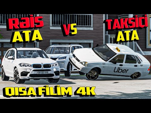 Varlı Polis və Kasıb Uber Taksiçi Bmw və Lada Bir Arada | Maşın Oyunları | BeamNG #malikbedelov