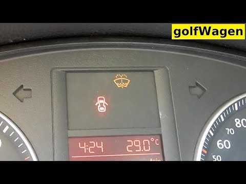 VW Golf 5 washer fluid level sensor install