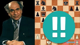 4 Brilliant Moves In A Row - Tal's Greatest Game Ever!
