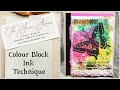 Colour Block Ink Technique | Butterfly Brilliance