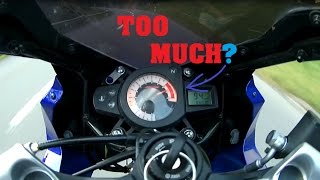 Yamaha TZR 50 -  Acceleration & TopSpeed [Test] (2015 Edition)