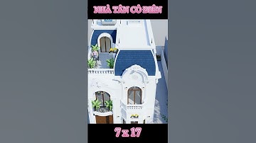 THIẾT KẾ NHÀ 2 TẦNG TÂN CỔ ĐIỂN SANG TRỌNG ĐẲNG CẤP 7X17M