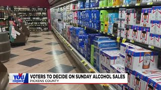 Resident vote on Sunday alcohol sales in Pickens Co.
