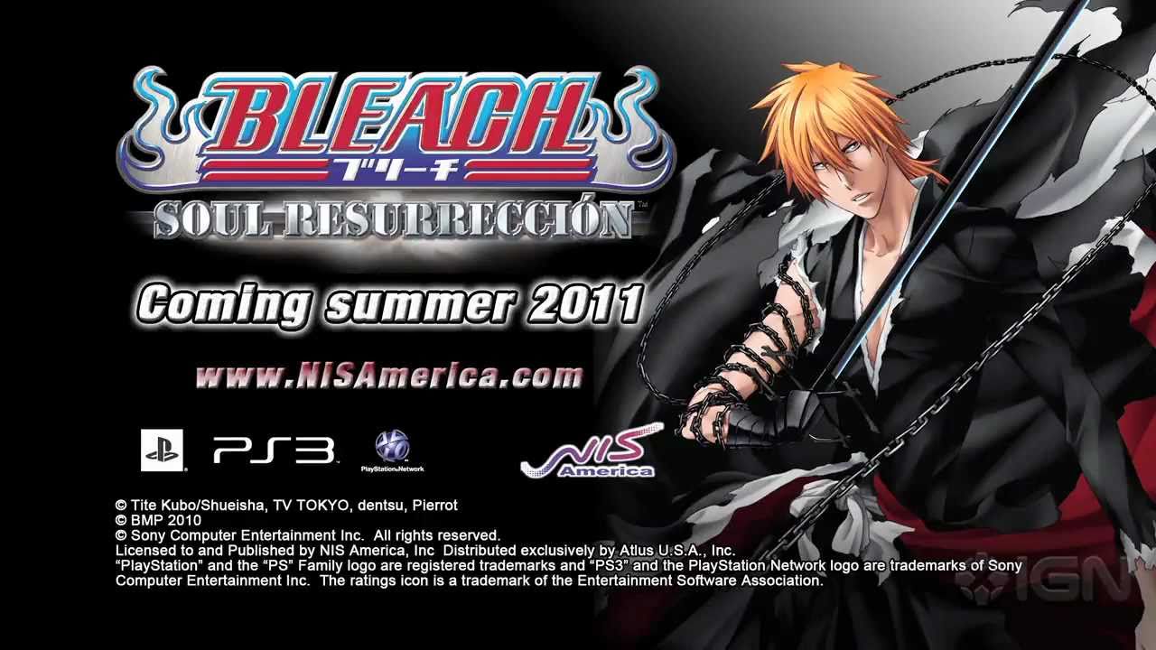  Bleach: Soul Resurreccion - Playstation 3 : Video Games