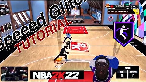 NBA 2K22 SPEEDBOOST  TUTORIAL  Speed boost GLITCH