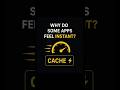 Why do some apps feel INSTANT? ⚡Cache explained using a real-life example 🧊🚀#shorts #Cache